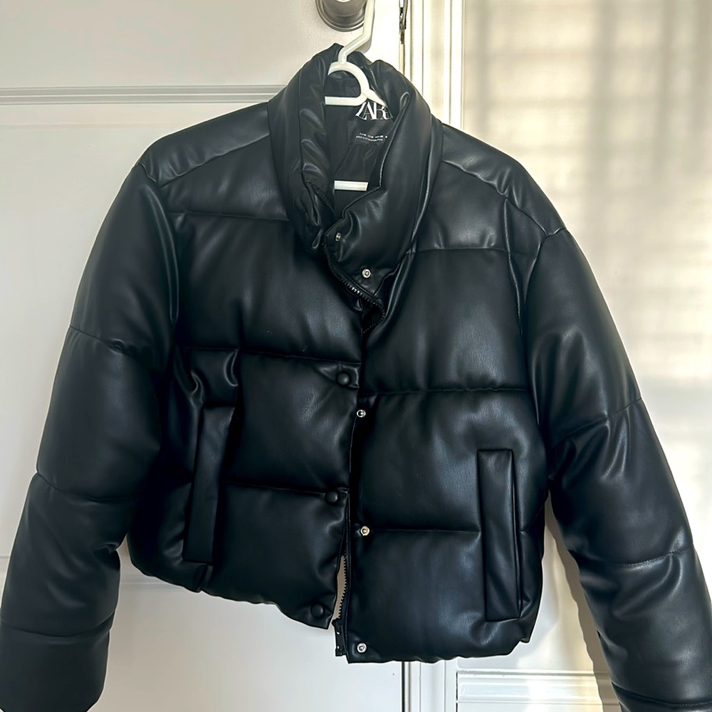 Brand new Zahra leather jacket